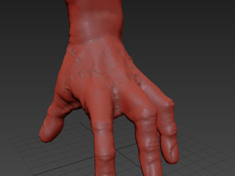 Realistic Severed Zombie Hand Horror Model 3D