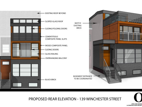 139 Winchester Modern Canadian Brick and Wood House 3D Model