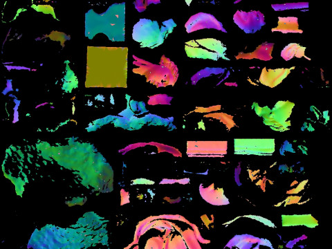 Bust of an antique woman bronze 3D Model