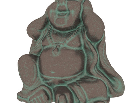 Netsuke the BuddhaI cant hear you 3D Model
