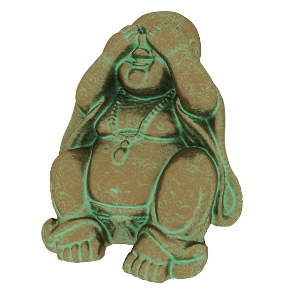 Netsuke Buddha I dont see 3D Model .c4d .max .obj .3ds .fbx .stl .blend 