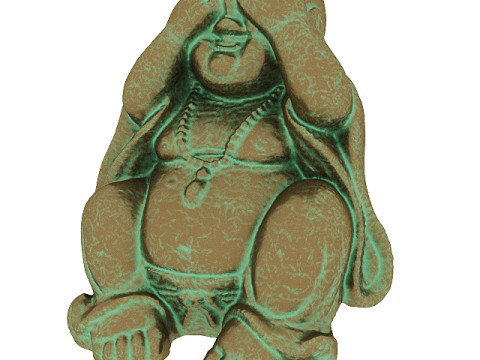 Netsuke Buddha I dont see 3D Model