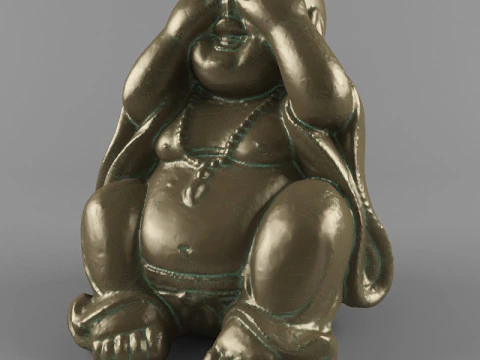 Netsuke Buddha I dont see 3D Model