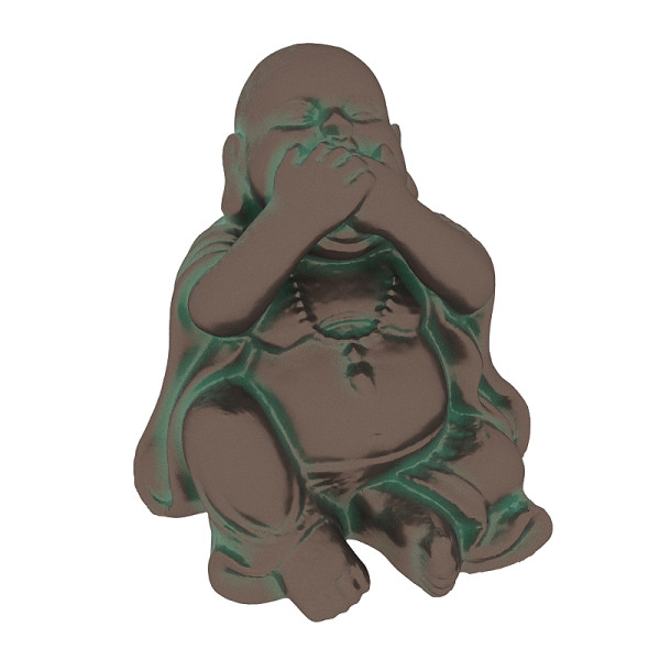 Netsuke Buddha I wont say 3D Model .c4d .max .obj .3ds .fbx .stl .blend 