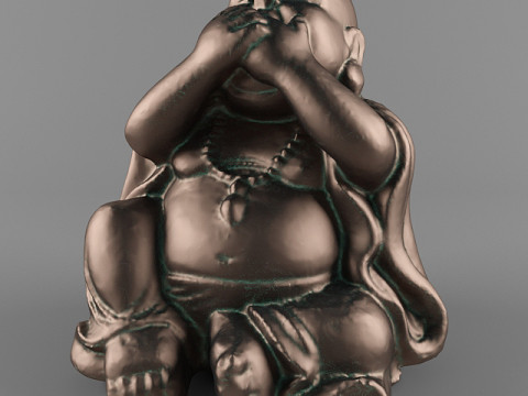 Netsuke Buddha I wont say 3D Model