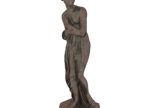 Sculpture-Statue of a woman BRONZE 3D Model