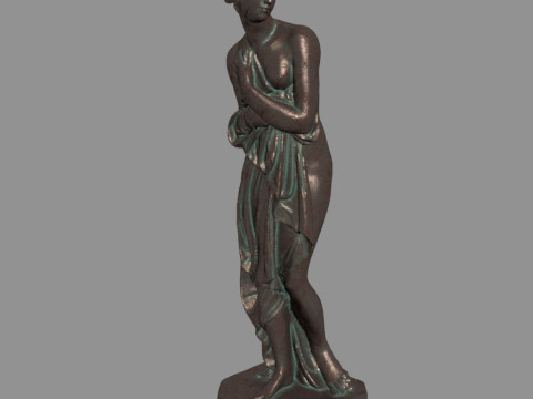 Sculpture-Statue of a woman BRONZE 3D Model