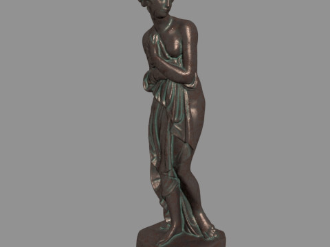 Sculpture-Statue of a woman BRONZE 3D Model