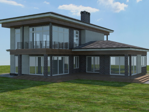 Greystone Villa Evi 3D Model