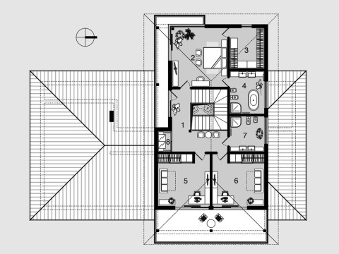 Greystone Villa Evi 3D Model