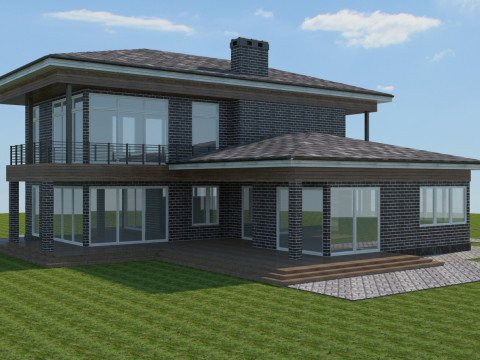 Greystone Villa Evi 3D Model