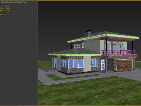 Greystone Villa Evi 3D Model