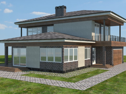 Greystone Villa Evi 3D Model