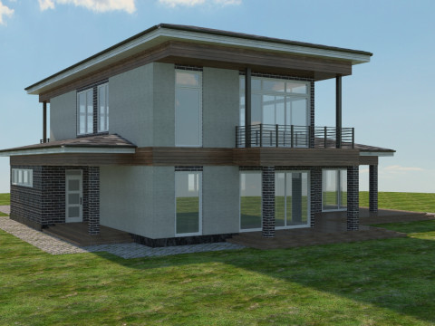 Greystone Villa Evi 3D Model