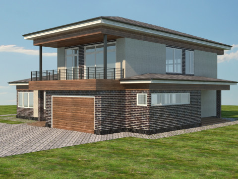 Greystone Villa Evi 3D Model