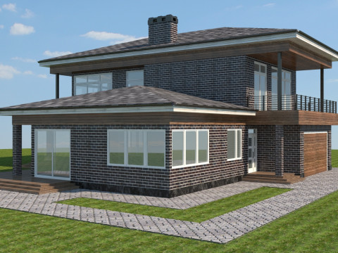 Greystone Villa Evi 3D Model