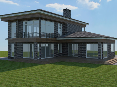 Greystone Villa Evi 3D Model