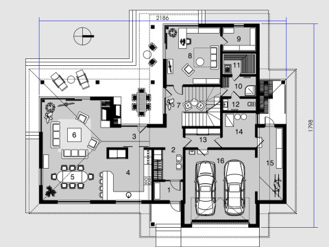 Greystone Villa Evi 3D Model