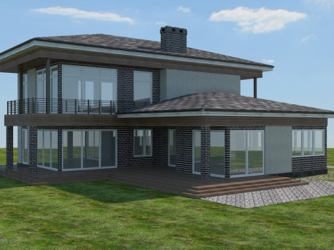 Greystone Villa Evi 3D Model