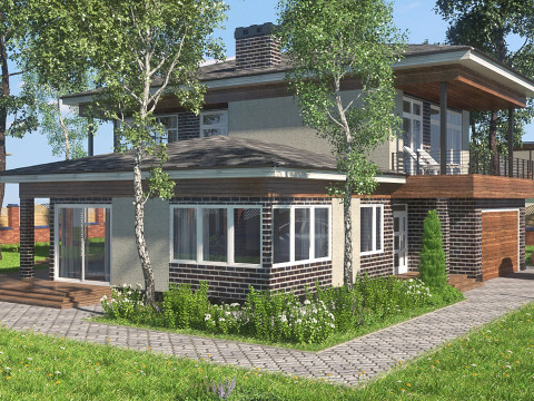 Greystone Villa Evi 3D Model