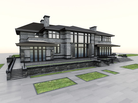 Резиденція Сільверстоун 3D Модель