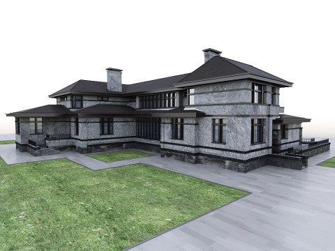 Резиденція Сільверстоун 3D Модель