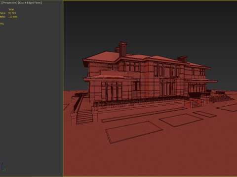 Резиденція Сільверстоун 3D Модель