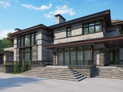 Резиденція Сільверстоун 3D Модель