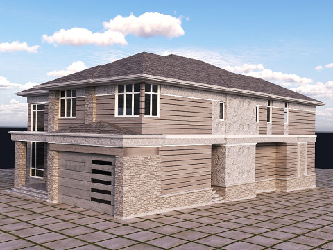 2368 Hixon St. Окончательные концептуальные чертежи-2013max. 3D Модель