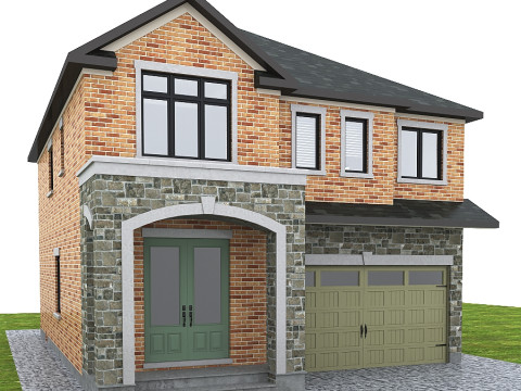 Модель 4, высота A 3D Модель