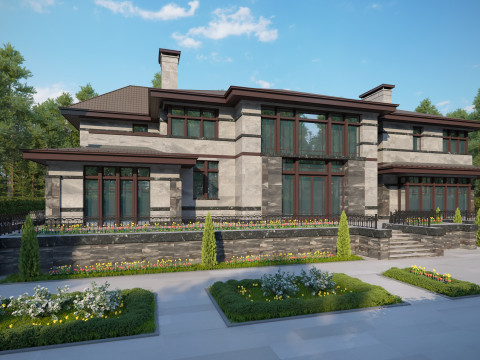 SCÈNE huisje4Corona 3D Model