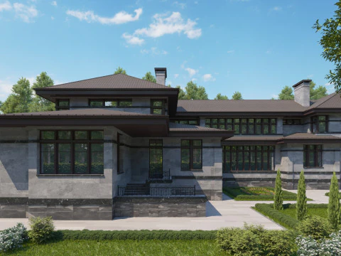 SCENE cottage4Corona 3D Model