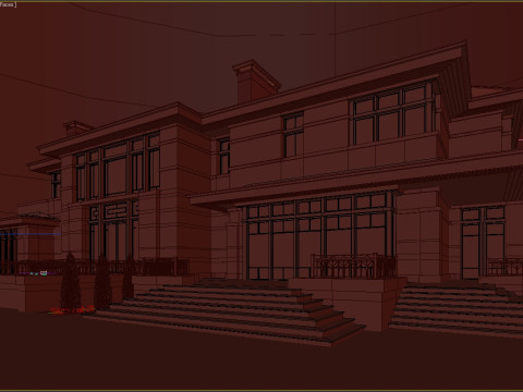 SCÈNE huisje4Corona 3D Model