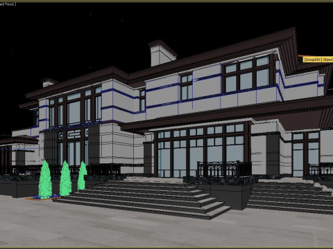 SCÈNE huisje4Corona 3D Model