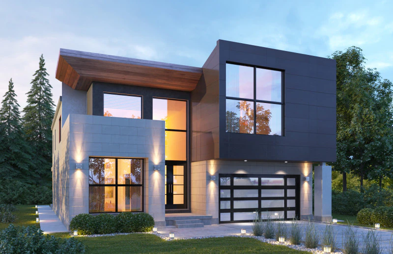 SCENE Slate Gray modern 3D Model .c4d .max .obj .3ds .fbx .stl .blend 