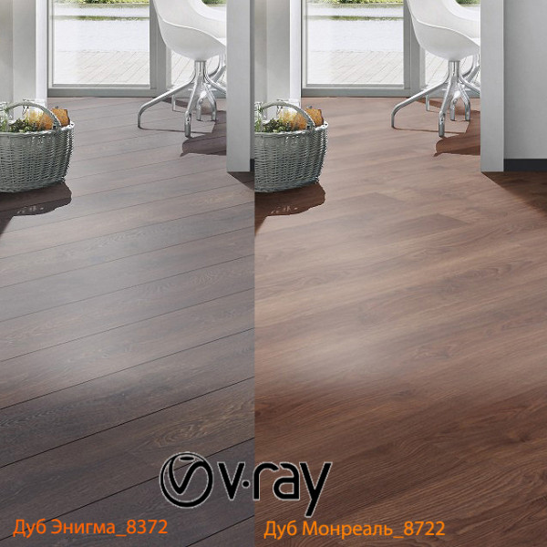 2 види паркету Дуб Енігма та Дуб Монреаль 3D Модель .c4d .max .obj .3ds .fbx .stl .blend 