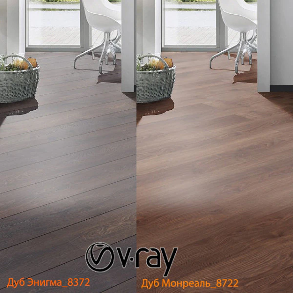 2 types of parquet Oak Enigma and Oak Montreal 3D Model .c4d .max .obj .3ds .fbx .stl .blend 