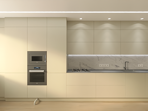 Scena Kuchnia z Jadalnią Model 3D