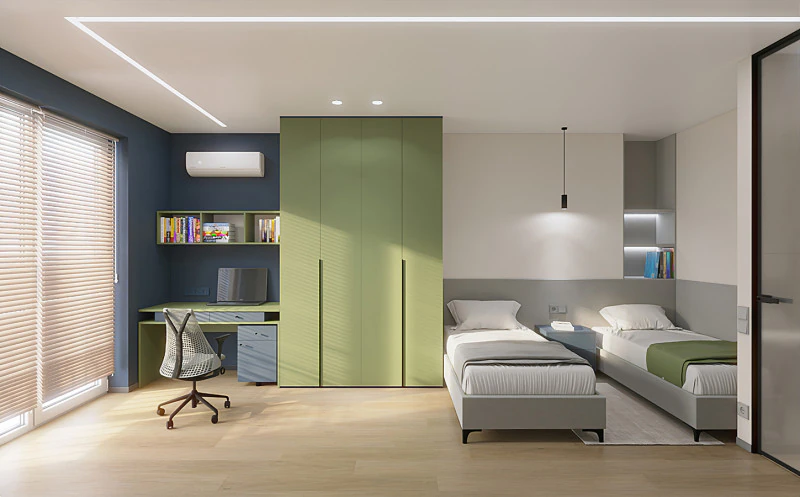 Scene Childrens Bedroom 3D Model .c4d .max .obj .3ds .fbx .stl .blend 