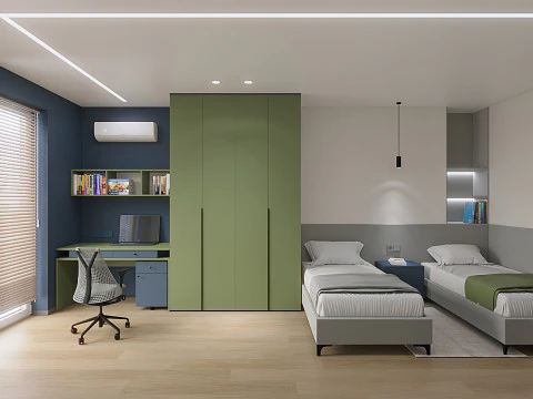 Scene Childrens Bedroom 3D Model