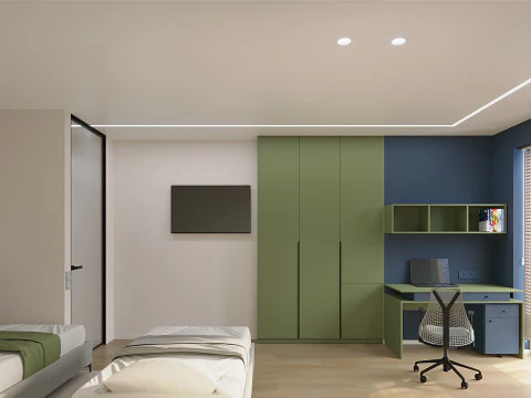 Scene Childrens Bedroom 3D Model