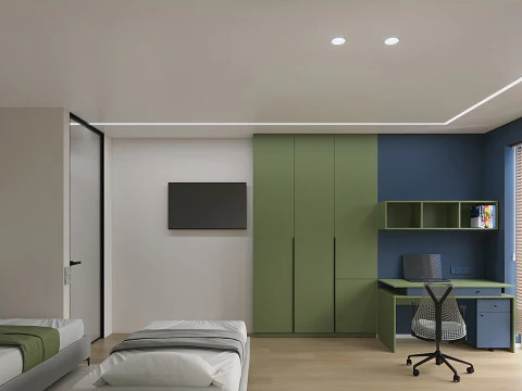 Scene Childrens Bedroom 3D Model