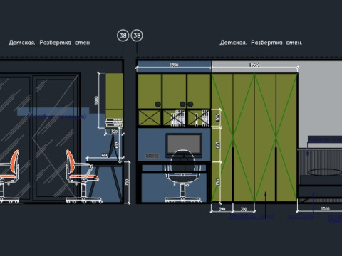 Scène Chambre d'enfant Modèle 3D