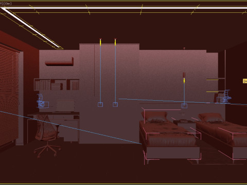 Scène Chambre d'enfant Modèle 3D