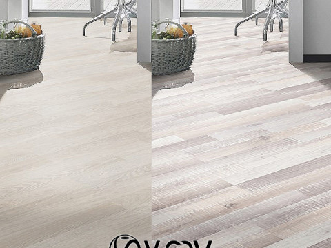 2 tipos de parquet de carvalho Modelo 3D