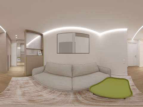 Escena de entrada moderna Modelo 3D