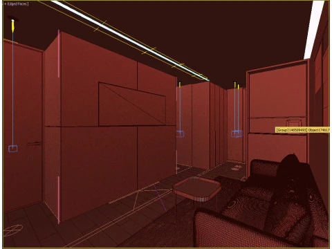 Scene Modern Entryway 3D Model