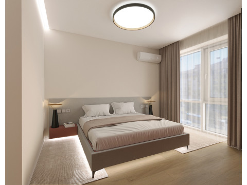 Scene - Bedroom with dressing room 3D Model