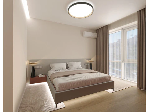 Scene - Bedroom with dressing room 3D Model