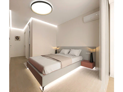 Scene - Bedroom with dressing room 3D Model